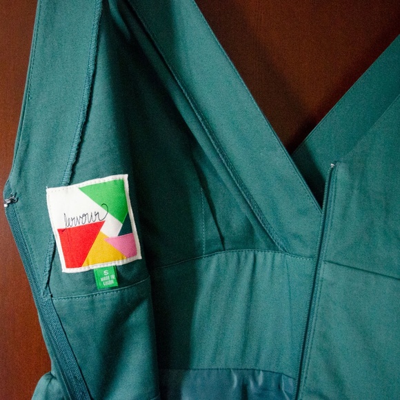 Fervour jade green dress XS/S NWOT - Picture 6 of 7